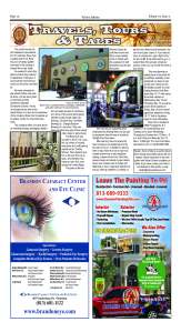 Travels, Tours & Tales feature on Brew Hub in the May 2015 editions of the Osprey Observer.